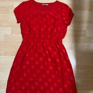 Red Polka Dot Kids Dress